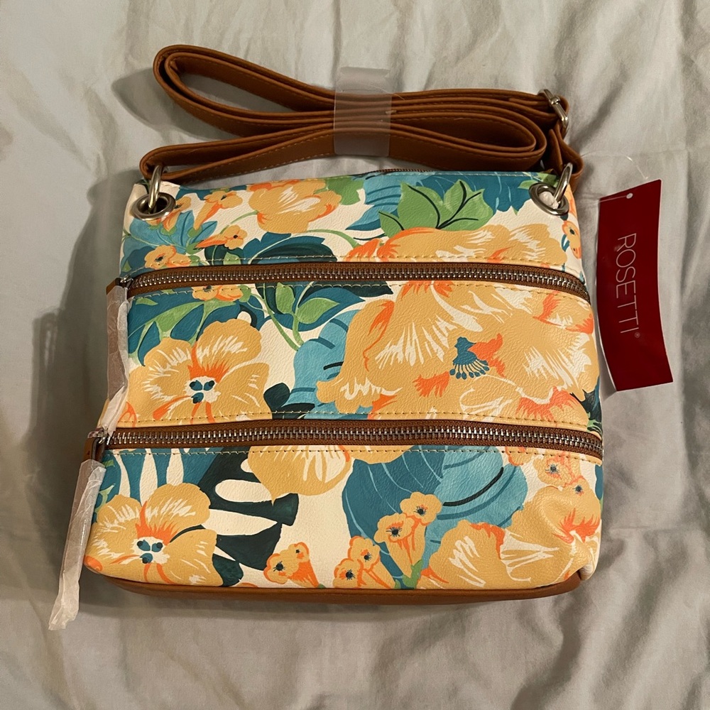 Rosetti Skyla Crossbody Lush Floral Yellow